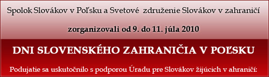 Dni slovenského zahraničia v Poľsku